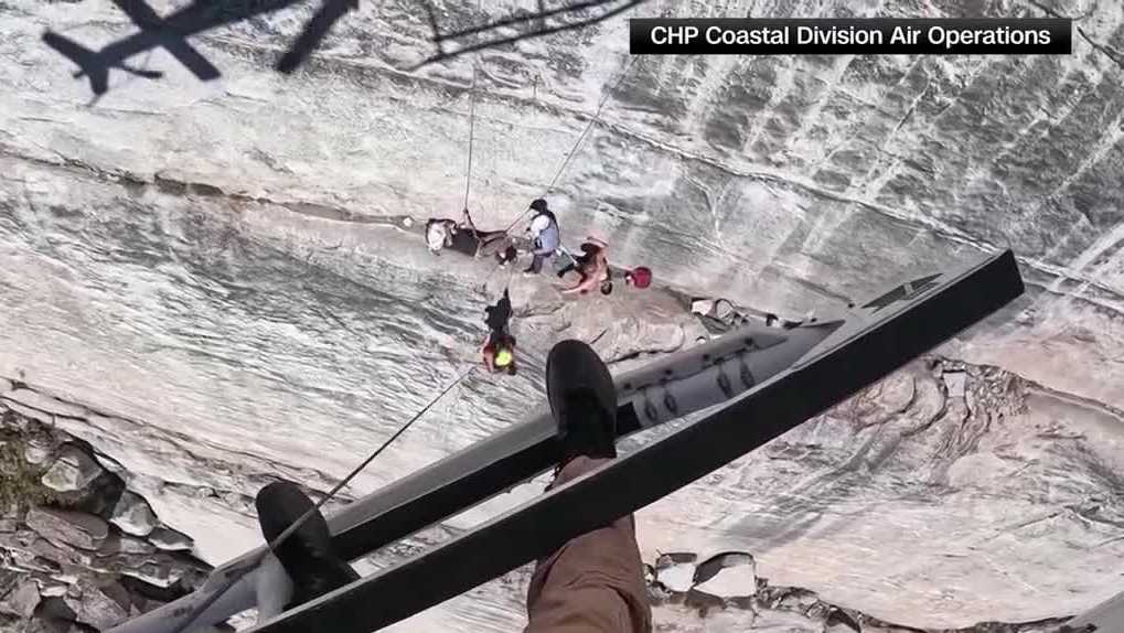 Climber rescued from 700-foot cliff in California
