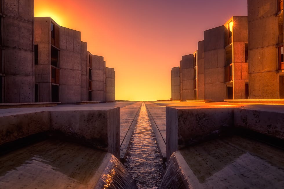 Salk Institute At Sunset