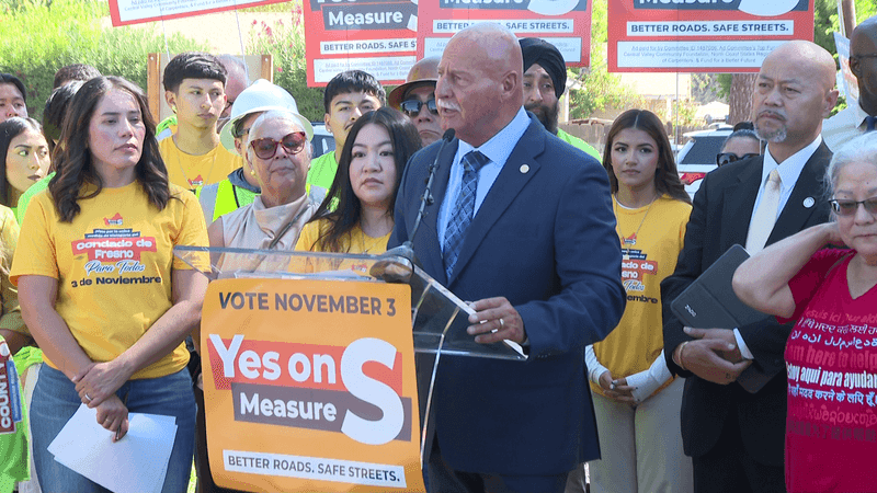 Measure S campaign officially launches ahead of November vote in Fresno County. (Photo: FOX26 Photojournalist Bert Montelongo)