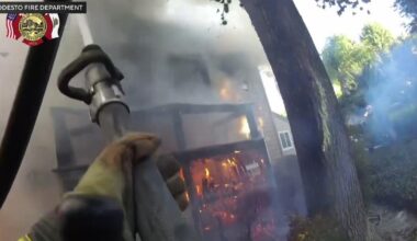 Modesto apartment fire leaves at least 29 people displaced