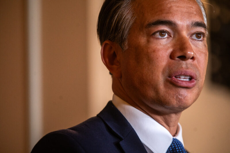 California Attorney General Rob Bonta.