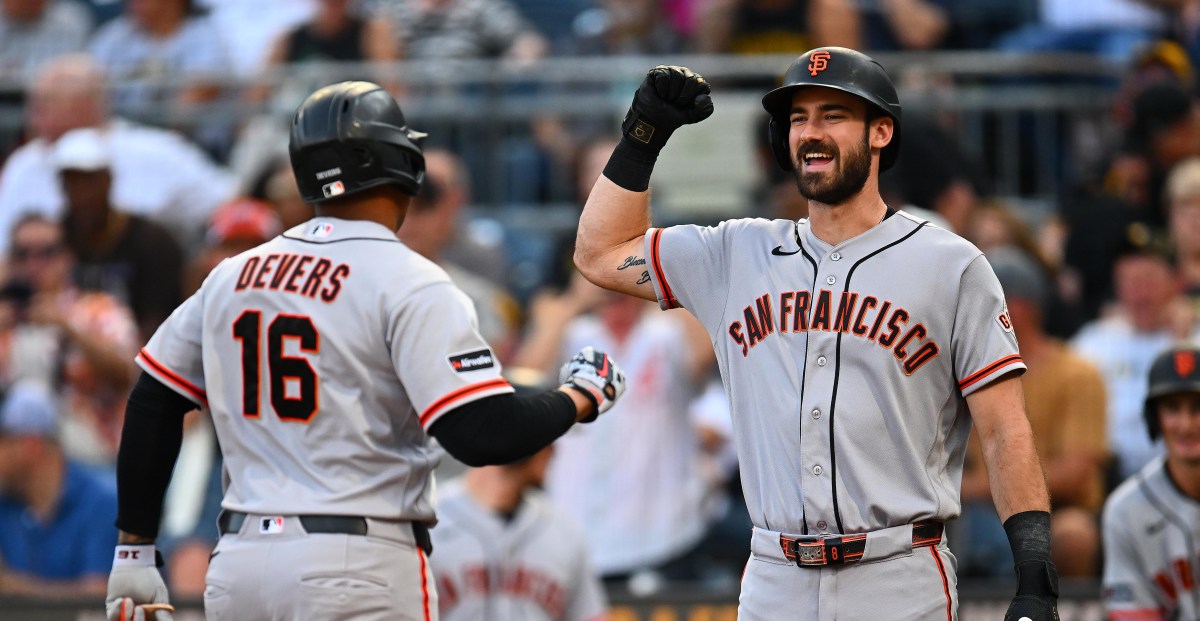 Rafael Devers, Bryce Eldridge lead Giants past Pirates 5-4 in extras