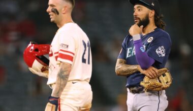 Mariners fall 2-1 in Anaheim, confirm losing record in 2026