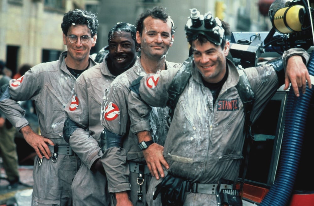 A film still from Ghostbusters, which will be shown at the Mondavi Center in Davis