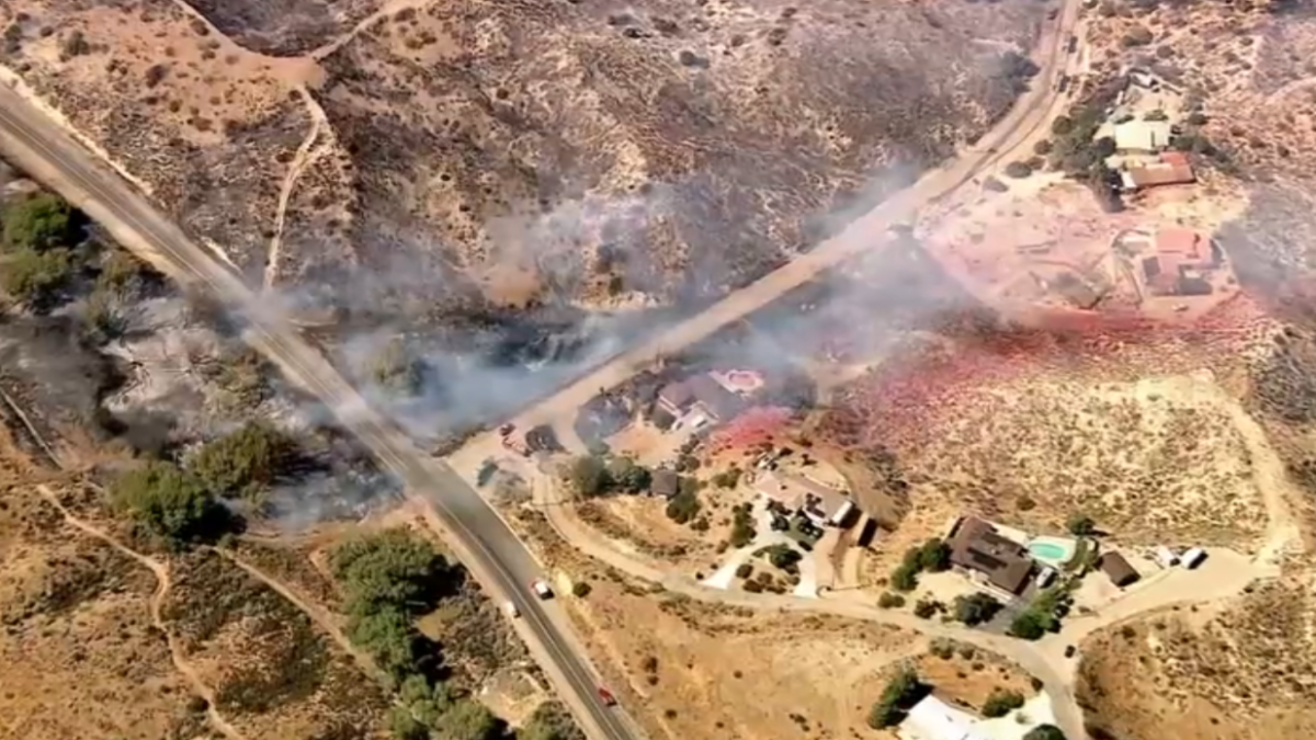 Evacuation warning issued for Hilary Fire in Palmdale – NBC Los Angeles