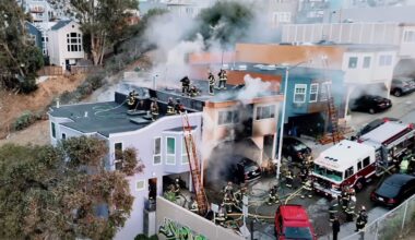 Three SF Firefighters Injured, Cat Killed In Bernal House Fire