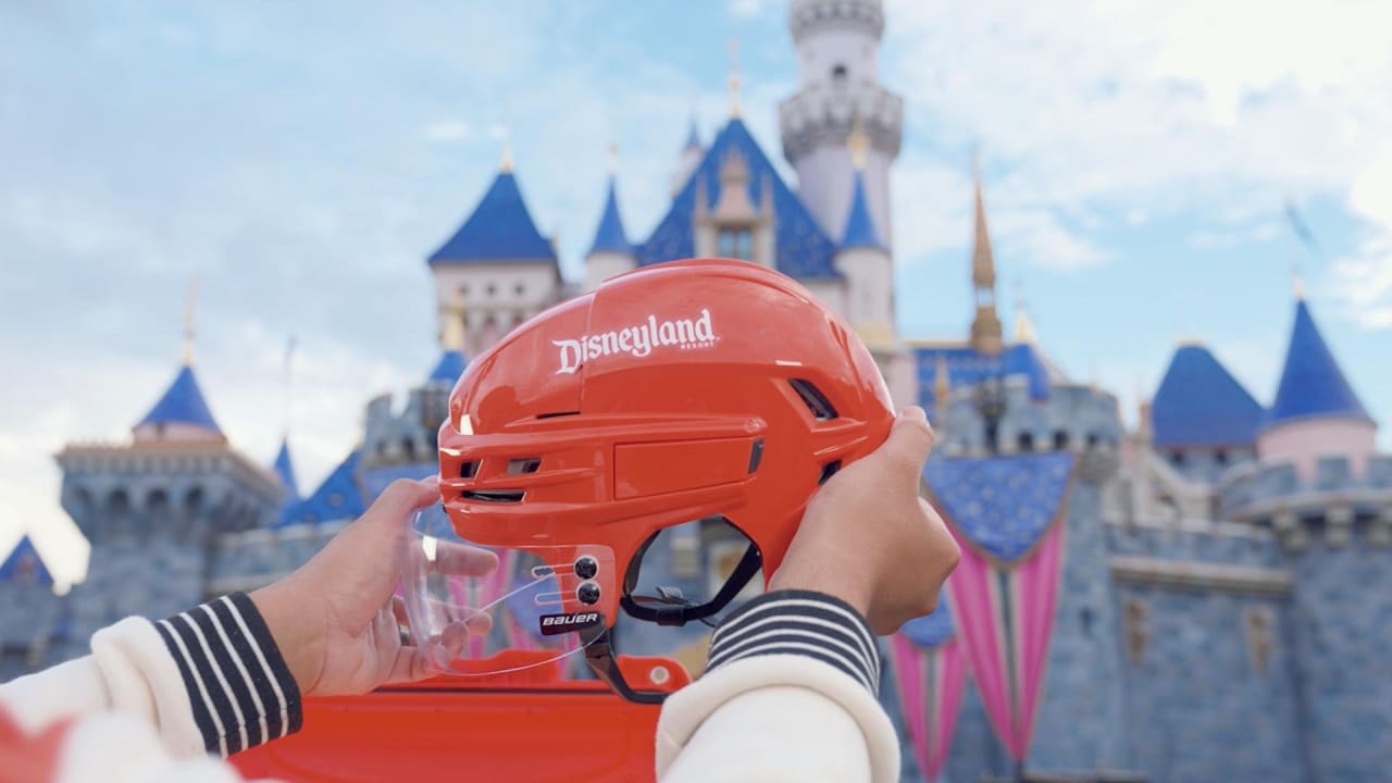 Disneyland Resort Becomes Ducks Helmet Decal Sponsor