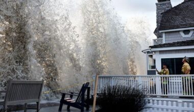 Marie-driven waves flood Southern California, force evacuations
