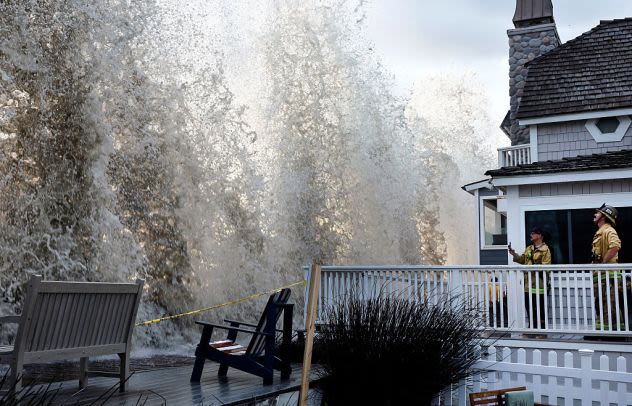 Marie-driven waves flood Southern California, force evacuations