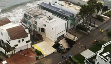 Pounding waves open up sinkhole in swanky Malibu