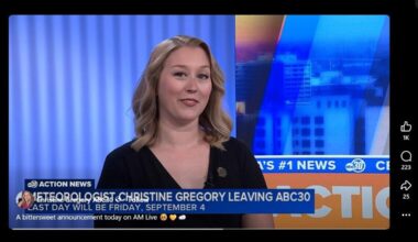 Another departure at ABC30 in Fresno. It’s the news station’s fourth in 3 months