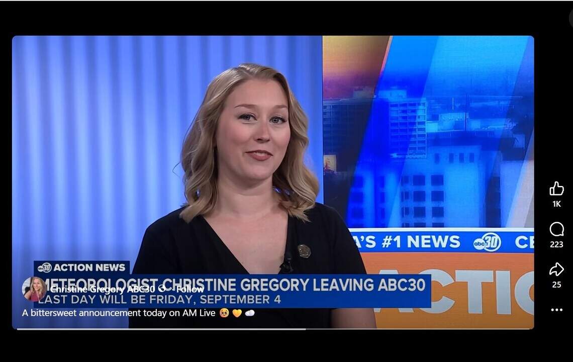 Another departure at ABC30 in Fresno. It’s the news station’s fourth in 3 months
