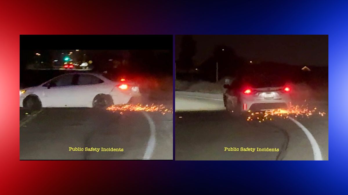 California Driver Keeps Going on Bare Rims, Sparks Flying, Then Asks Police, ‘Damage? Where?’