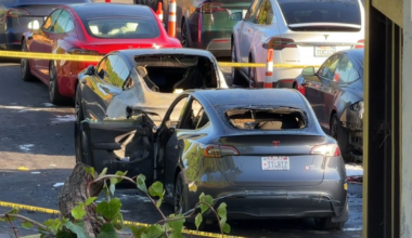 Four Teslas Burn at California Dealership — Investigators Say It Was No Accident