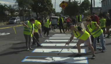 Los Angeles Residents Paint Their Own Crosswalk In Protest Where Teen Was Killed in Hit-and-Run