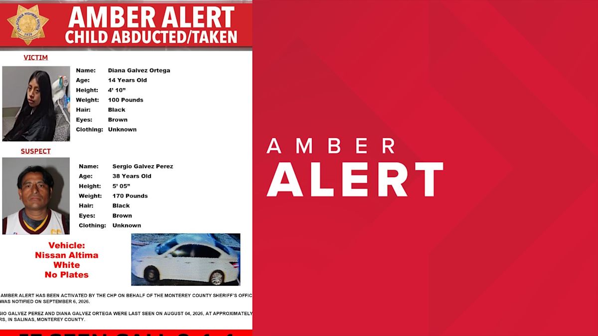 CHP issues Amber Alert across Southern California for missing Salinas 14-year-old