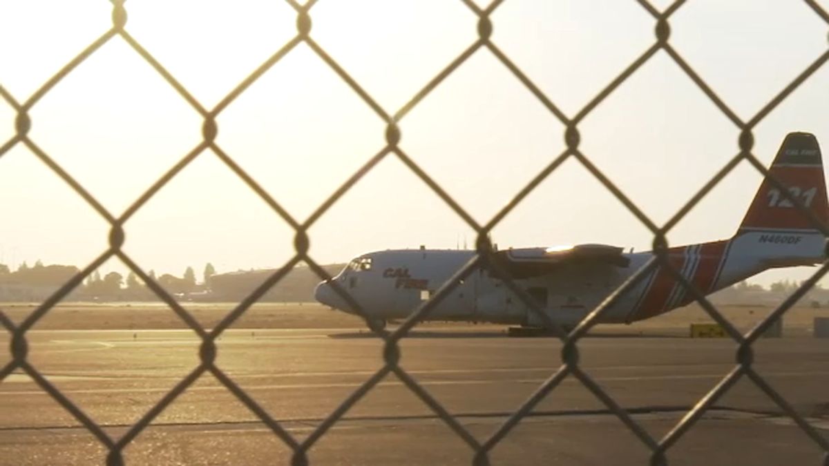 CAL FIRE utilizes powerful air arsenal with C-130 aircraft at its Fresno Air Attack Base