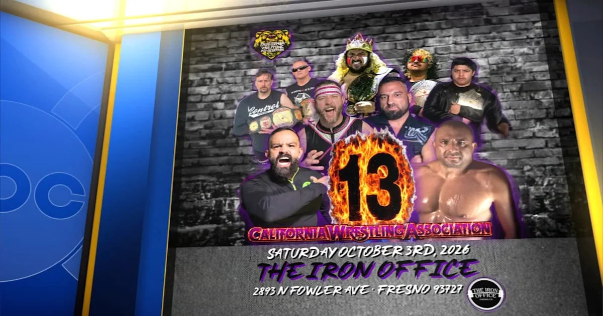 California Wrestling Association celebrates 13th anniversary with wrestling event in Fresno