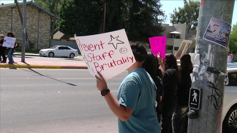 Bakersfield HS students walk out of class in protest after alleged burn incident involving security