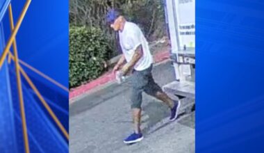 Bakersfield police searching for man who allegedly stole gas from parked vehicle at Home Depot