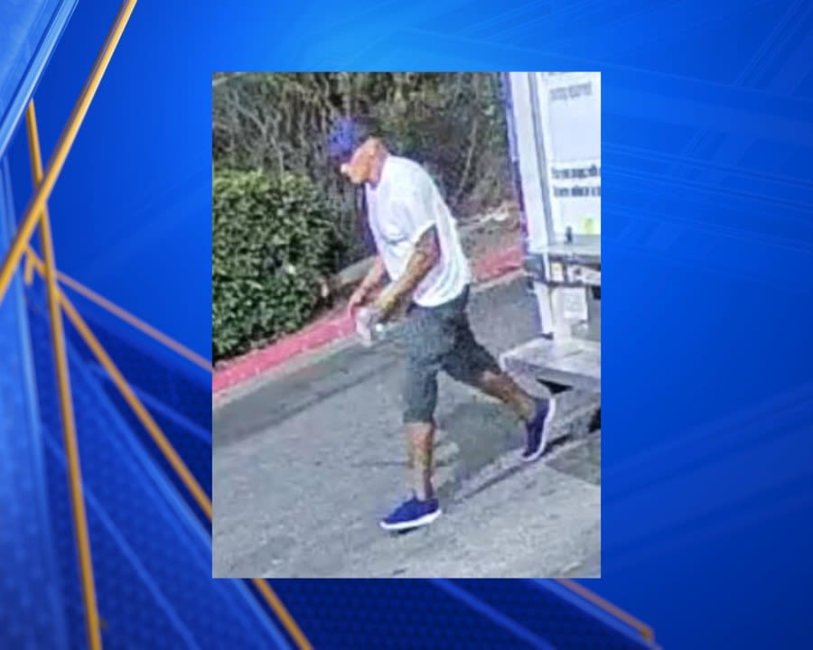 Bakersfield police searching for man who allegedly stole gas from parked vehicle at Home Depot