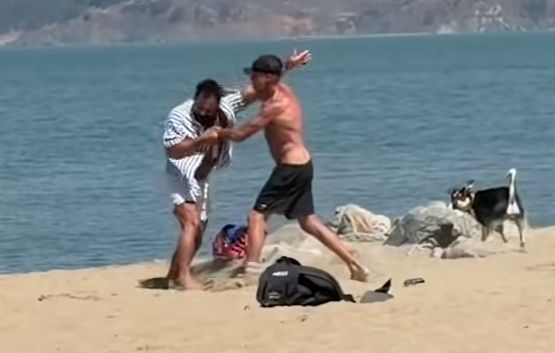 VIDEO: Wild brawl breaks out at San Francisco beach