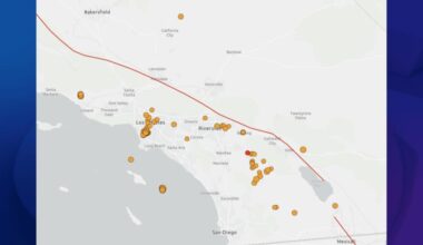 Flurry of small earthquakes rattle Southern California