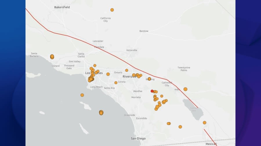 Flurry of small earthquakes rattle Southern California