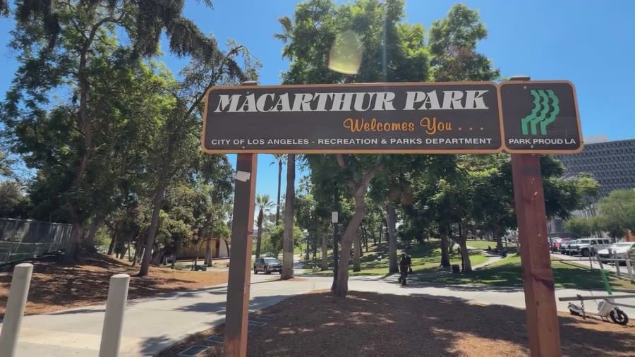 Los Angeles County’s district attorney hosts picnic at MacArthur Park