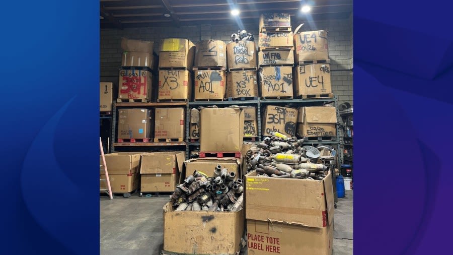 Thousands of stolen catalytic converters found in Southern California crime ring bust