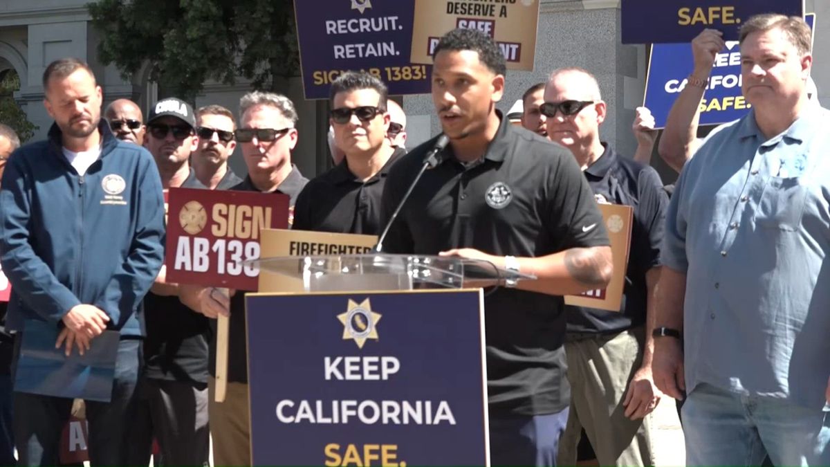 First responders push for earlier retirement and benefit options as California bill faces opposition