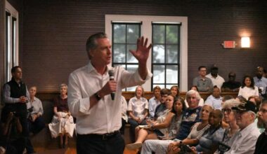 California Gov. Gavin Newsom visits Aiken, rallies local Democrats ahead of midterm election