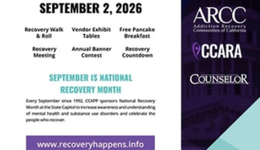 California Hosts 34th Annual Recovery Happens at State Capitol on September 2