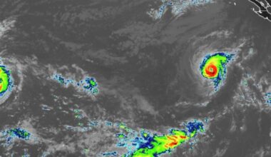 A cutoff low is saving California from the Pacific's triple hurricane threat