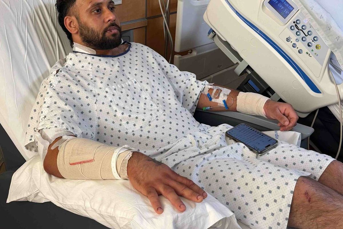 Sikh trucker from Sacramento released from Wyoming hospital after unprovoked stabbing