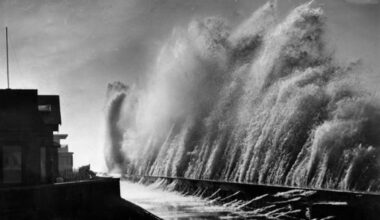 Hurricane Marie’s Towering Waves Annihilate Long Beach Sand Berms As Streets Vanish Under Water (Video)
