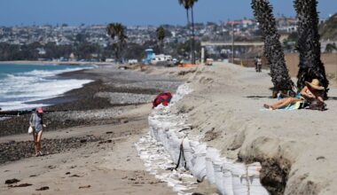 California OKs emergency sand pull from Santa Ana River as Orange County coast erodes