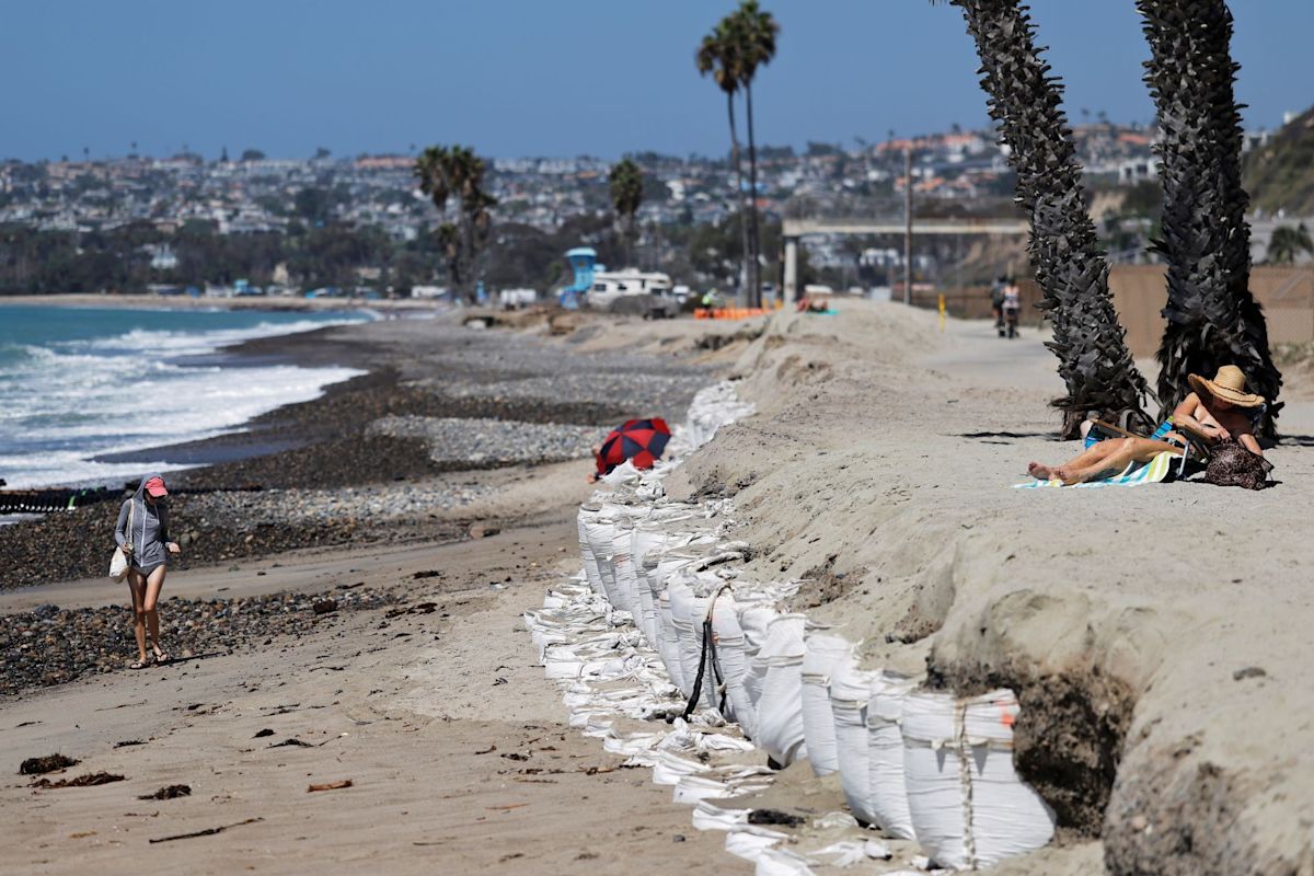 California OKs emergency sand pull from Santa Ana River as Orange County coast erodes