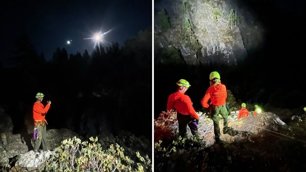 California hiker and dog swept downstream near Emerald Pools, spotted on boulder by drones