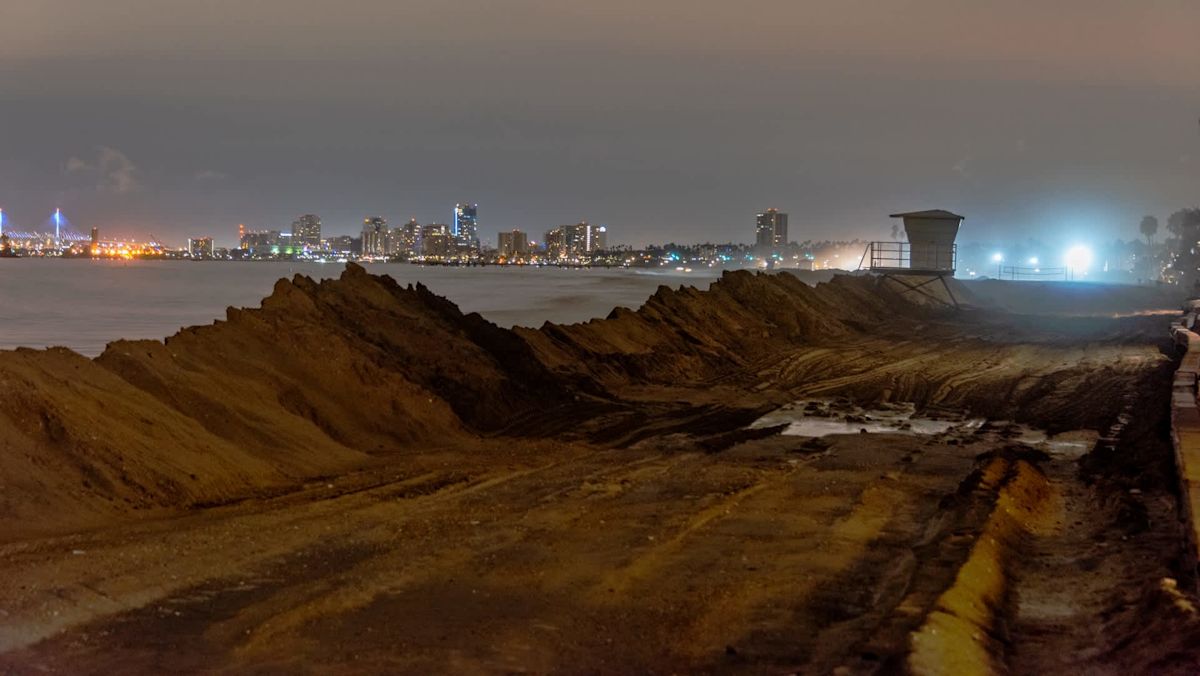 California hasn't rebuilt Long Beach's storm-hit boardwalk, and 7-foot tides may return