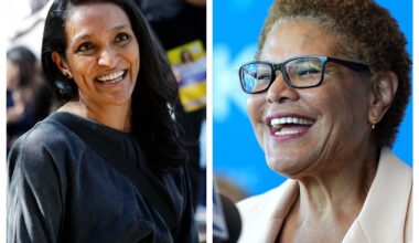 LA mayor race poll shows incumbent Bass trailing behind Raman
