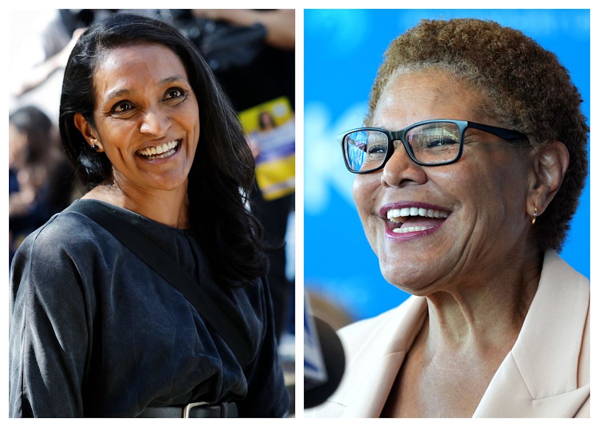 LA mayor race poll shows incumbent Bass trailing behind Raman
