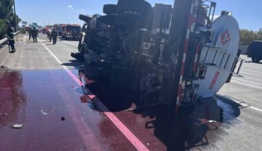 Sacramento Highway 50 crash closes several westbound lanes near 16th Street
