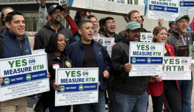 Oaklanders rally in support of transit tax