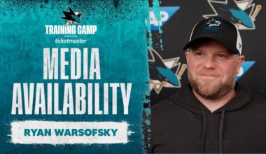 Media Availability: Warsofsky (9/18) | San Jose Sharks