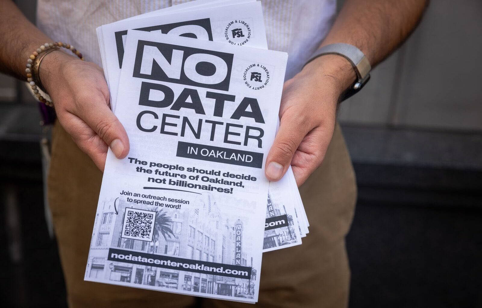 A movement against data centers gains steam in Oakland