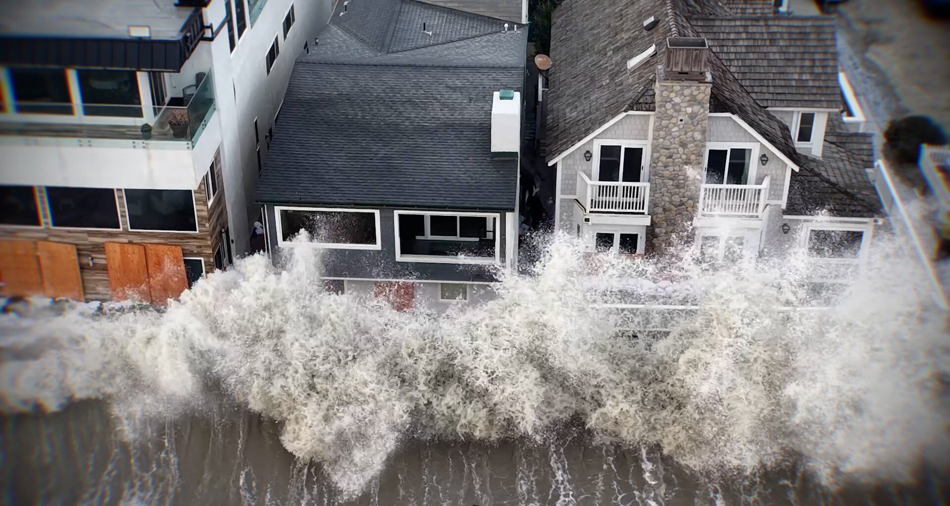 Tropical Storm Marie tides flood three-story homes