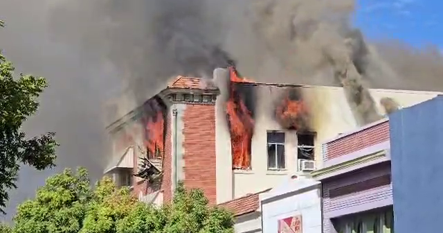 Marysville firefighters battle flames at mixed-use building downtown historic district