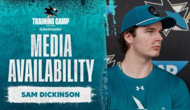 Media Availability: Dickinson (9/18) | San Jose Sharks