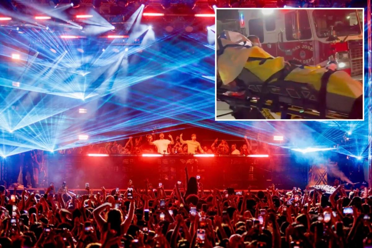14 concertgoers hospitalized at Chainsmokers show in San Jose